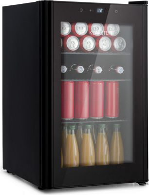 Réfrigérateur 1 porte KLARSTEIN Beercave 70L 3 clayettes vitrée Noir