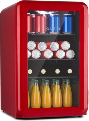Réfrigérateur 1 porte KLARSTEIN PopLife 70L 0-10°C design rétro rouge