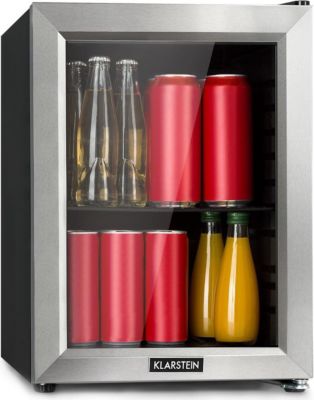 Mini réfrigérateur KLARSTEIN Harlem 23L A+ porte vitrée 39 dB Noir