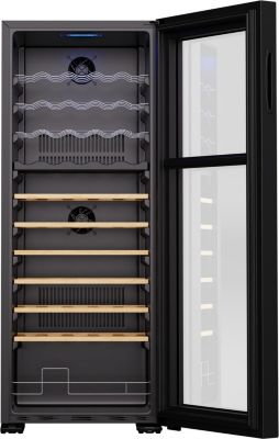 Cave à vin polyvalente KLARSTEIN Bovella 55 Duo+ 55 bouteilles
