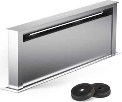 Hotte escamotable KLARSTEIN Royal Flush Eco 90cm 604m³/h A++ inox