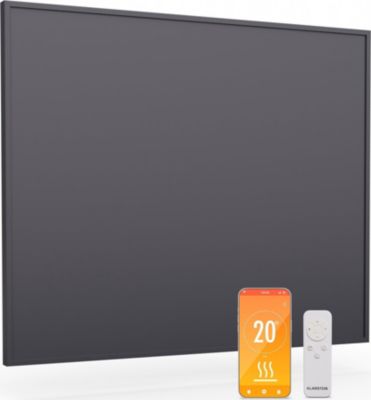 Chauffage infrarouge KLARSTEIN Wonderwall 60 x 60 cm 360 W Smart Gris