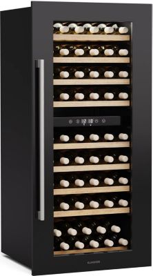 Cave à vin polyvalente KLARSTEIN Vinsider Duo 79 bouteilles UV