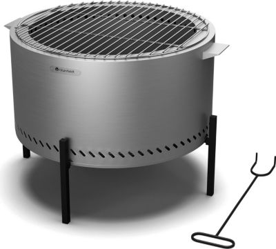 Brasero BLUMFELDT Ignite Pure sans fumée grill acier inox