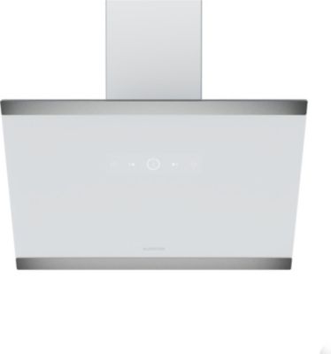 Hotte décorative murale inclinée KLARSTEIN FlashLine A++ 524 m³/h LED 100 W Blanc