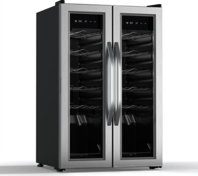 Cave à vin polyvalente KLARSTEIN Vinamour 2 zones tactile UV