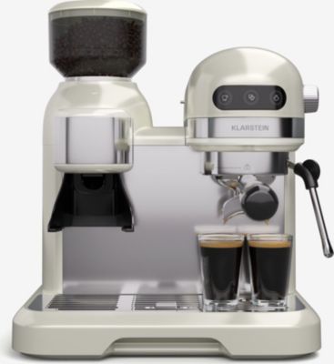 Machine à expresso KLARSTEIN Bella 19 bars 2 tasses 1550W Broyeur