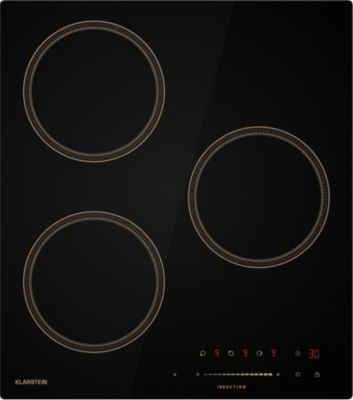 Plaque induction KLARSTEIN Victoria 45cm 6600W 3 foyers Noir