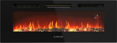 Cheminée électrique KLARSTEIN Galeras Smart 127x47cm 1800W Smart Noir