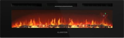 Cheminée électrique KLARSTEIN Galeras Smart 152x47cm 1800W Smart Noir