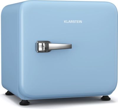 Mini réfrigérateur KLARSTEIN Audrey Evo 43L rétro compact 0-10°C bleu