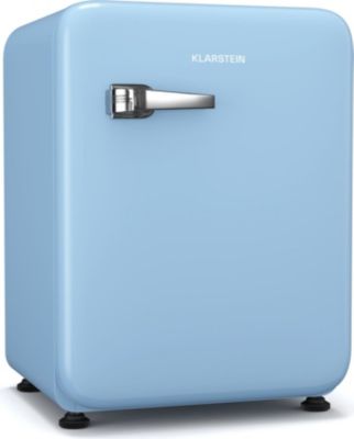 Réfrigérateur 1 porte KLARSTEIN Audrey Evo 68L rétro compact 0-10°C bleu