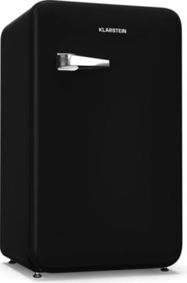Réfrigérateur 1 porte KLARSTEIN Audrey Evo 90L rétro compact 0-10°C noir