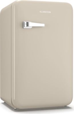 Réfrigérateur 1 porte KLARSTEIN AudreyEvo 90L rétro compact 0-10°C beige