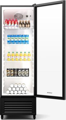 Réfrigérateur 1 porte KLARSTEIN GrandCooler 306L LED avec roues Noir
