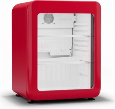 Réfrigérateur 1 porte KLARSTEIN Audrey Evo rétro Porte verre 68L C rouge
