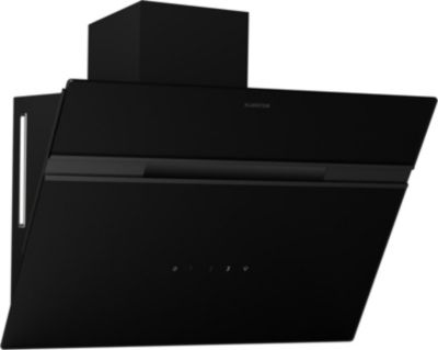 Hotte décorative murale inclinée KLARSTEIN Alina 60 cm CEE A LED 600 m³/h Noir