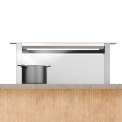 Hotte escamotable KLARSTEIN Royal Flush Eco 75cm 713,8m³/h A++ blanc