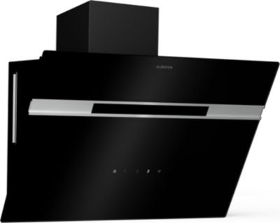 Hotte décorative murale inclinée KLARSTEIN Alina 60cm 600 m³/h LED 59 dB Noir