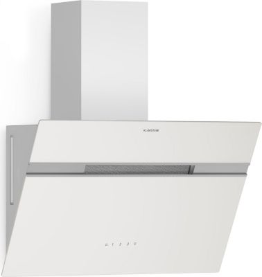 Hotte décorative murale inclinée KLARSTEIN Alina 60 cm 600 m³/h CEE A 52 dB Blanc