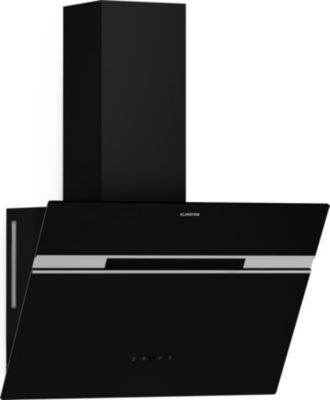 Hotte décorative murale inclinée KLARSTEIN Alina 60 cm Smart 600 m³/h CEE A Noir