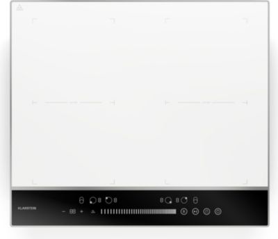 Plaque induction KLARSTEIN DualTone 4 zones 7200 W Blanc