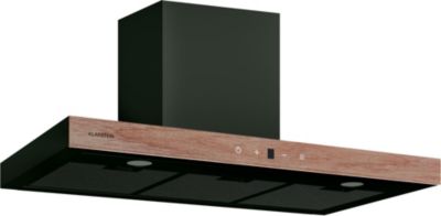 Hotte décorative murale KLARSTEIN ZenFusion T 90cm 882m³/h A++ 210W Noir