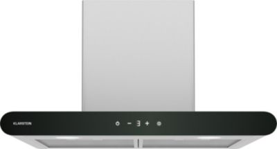 Hotte décorative murale KLARSTEIN CurveVent 60cm 700 m³/h LED 110W A+ inox