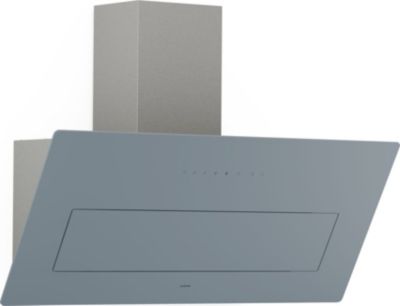 Hotte décorative murale inclinée KLARSTEIN SleekAir 90 cm A+++ 717 m³/h LED Inox