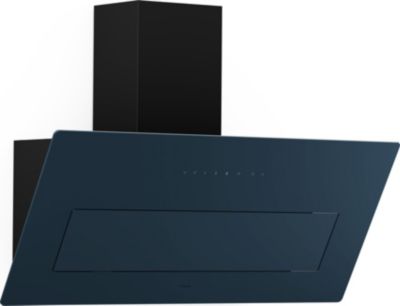 Hotte décorative murale inclinée KLARSTEIN SleekAir 90 cm 717 m³/h LED A+++ Gris