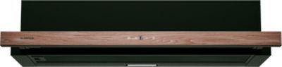 Hotte casquette KLARSTEIN ZenFusion 400 m³/h CEE A 90cm noir/bois
