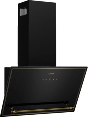 Hotte décorative murale inclinée KLARSTEIN Victoria 60 cm 400 m³/h débit d'air Noir