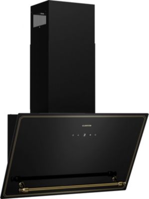 Hotte décorative murale inclinée KLARSTEIN Victoria 60 cm 400 m³/h débit d'air Noir