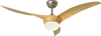 Ventilateur plafonnier KLARSTEIN Monteverde lumière 10800m³/h 36W Bois