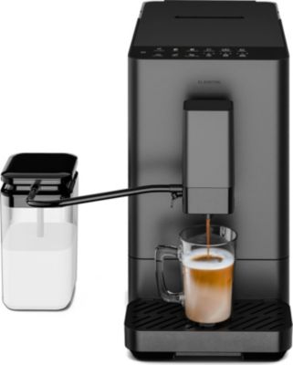 Expresso combiné cafetière KLARSTEIN Velaire réservoir lait 1350W 20 Bar Noir