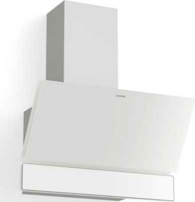 Hotte décorative murale inclinée KLARSTEIN Velaire 60 cm 820 m³/h CEE A++ Blanc