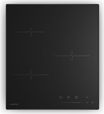 Plaque induction KLARSTEIN Velaire 3 zones 5500 W 45 cm Noir
