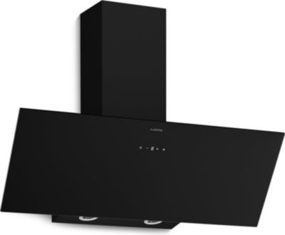 Hotte décorative murale inclinée KLARSTEIN Laurel 90 cm 417 m³/h A+++ LED Noir