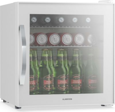 Mini réfrigérateur KLARSTEIN Beersafe porte miroir 44x48cm 47L Blanc