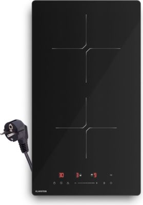 Domino induction KLARSTEIN 2 zones 3500 W 30 cm Noir PowerGlide