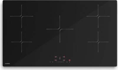 Plaque induction KLARSTEIN 5 zones 9800 W 90 cm Noir PowerGlide
