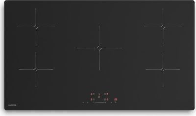 Plaque induction KLARSTEIN 5 zones 9800 W 90 cm Noir mat PowerGlide