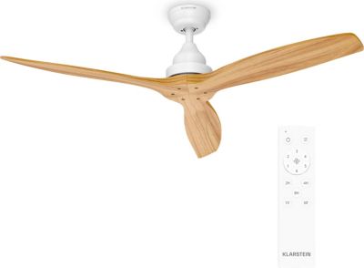 Ventilateur KLARSTEIN Santa Elena 132cm 35W Silencieux Bois