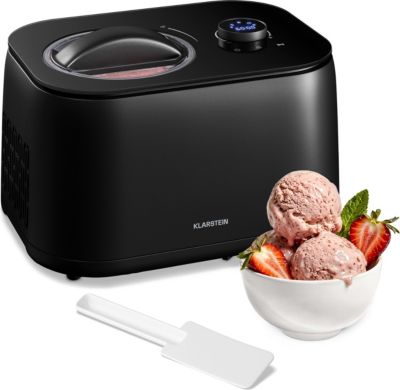 Turbine à glace KLARSTEIN Machine à glace 1L 100W Noir FrostFusion