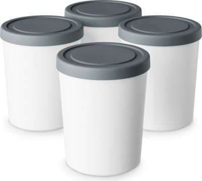 Set d'ustensiles de cuisine KLARSTEIN Bac à crème glacée 4×0,18L FrostFusion