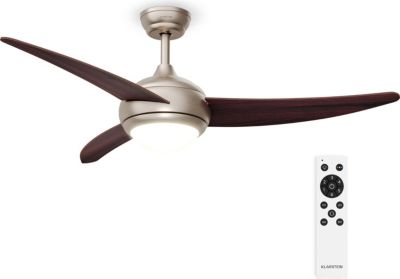 Ventilateur KLARSTEIN El Paso 132cm 35W Silencieux Bois