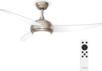 Ventilateur KLARSTEIN El Paso 132cm 35W Silencieux Bois