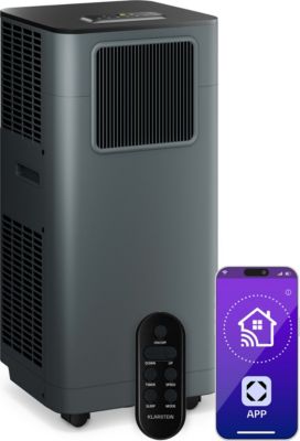 Climatiseur KLARSTEIN Breeze Box 11k BTU 32cm 51m² EEC A Gris