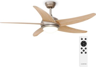 Ventilateur KLARSTEIN Bolero 132cm 35W Silencieux Bois