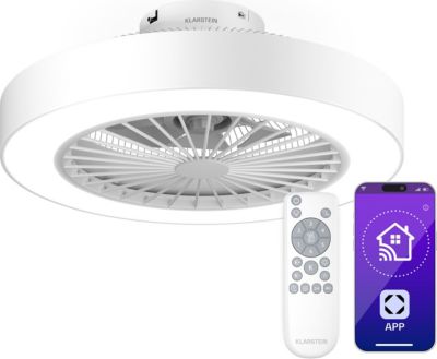Ventilateur KLARSTEIN ZenBreeze 48cm 16W LED Blanc